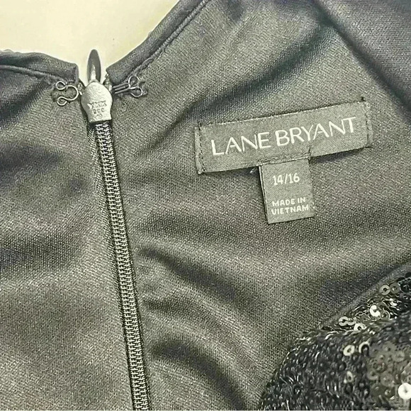 Lane Bryant Dress Sleeveless W/Sequin Upper Flare Size 14/16 - Picture 7 of 9